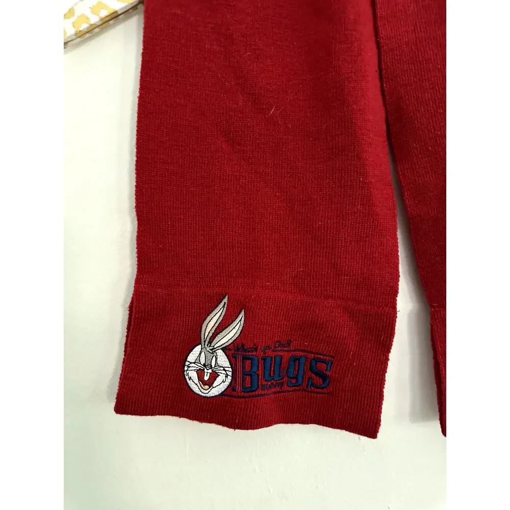Looney Tunes Bugs Bunny Kids Red Scarf